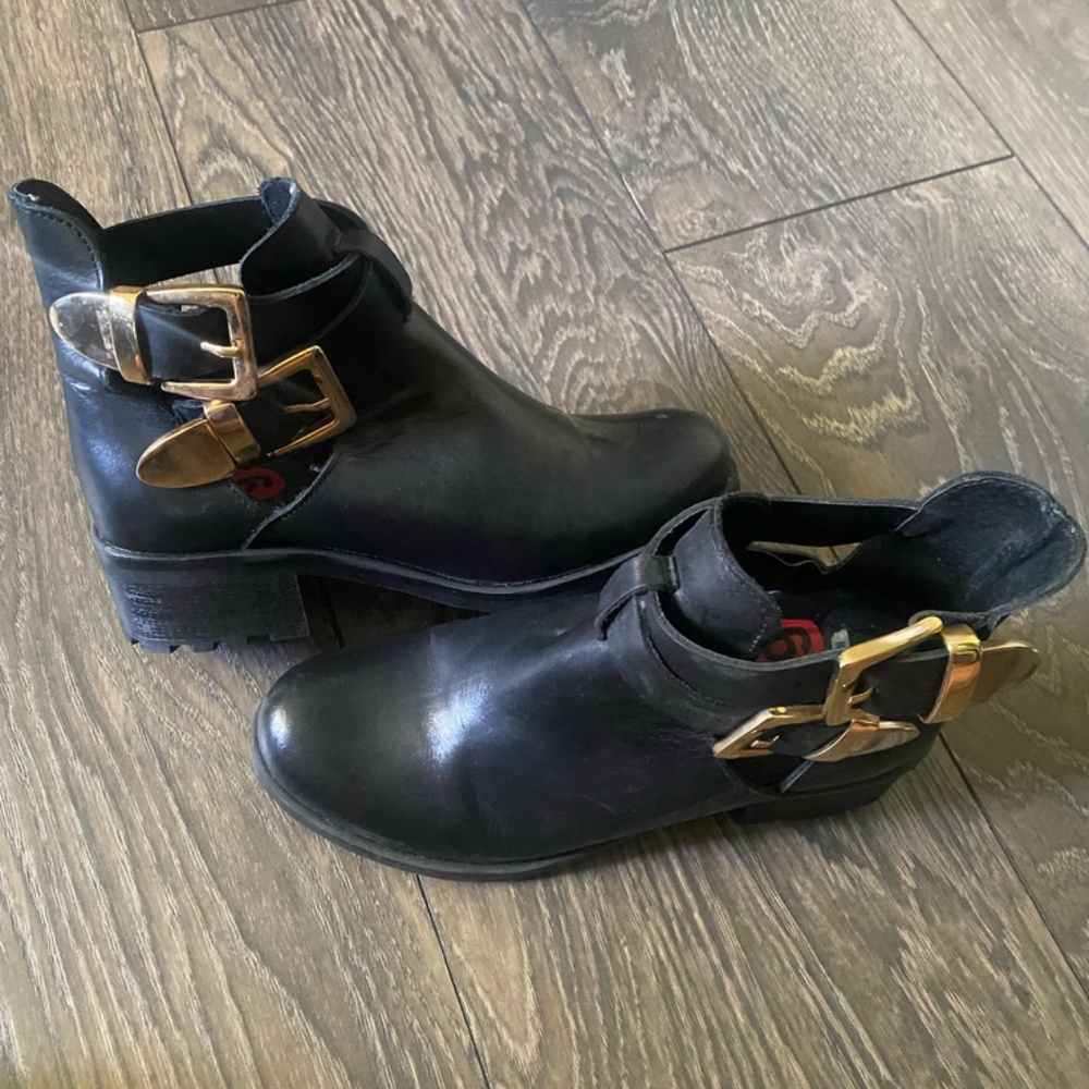 Black booties
